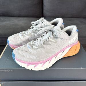 Hoka One One Gaviota 4 Harbor Mist Gray Running Shoes Women's Size 10.5B